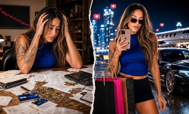 Influenciadora entre luxo e dívidas mostra que milhões de seguidores não garantem riqueza
