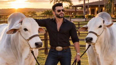 Gusttavo Lima investe quase R$ 12 milhões em duas vacas Nelore 3 Gusttavo Lima participa da compra de 75% de duas vacas Nelore arrematadas por R$ 11.947.500 em leilão