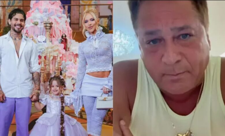 Poliana Rocha publica imagem justificando ausência de Leonardo, mostrando o cantor em pescaria