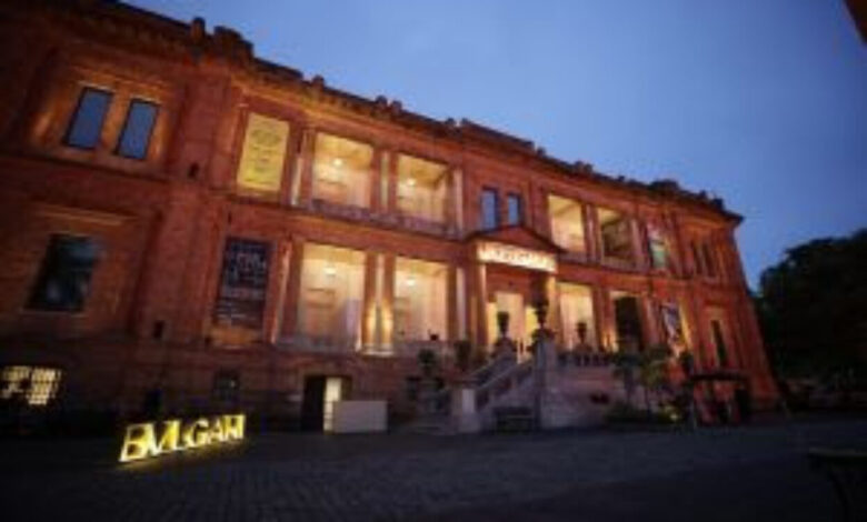 Reynaldo Gianecchini na festa da Bvlgari na Pinacoteca pela doação da obra Serpenti