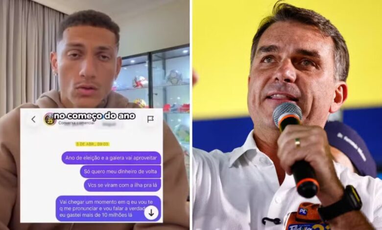 Documentos e alegações sobre disputa de posse envolvendo Flávio Bolsonaro e Richarlison